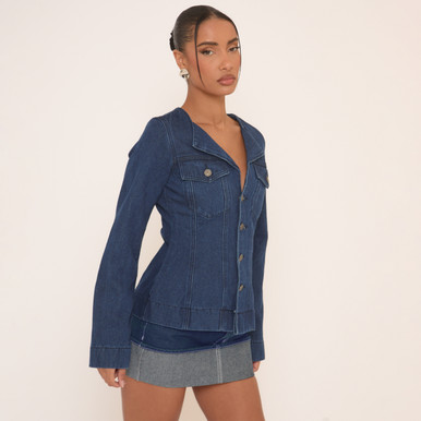 eaphi デニム　navy denim
