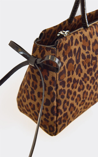 Cartie Rectangle Shaped Shoulder Bag In Leopard Print | EGO US | EGO