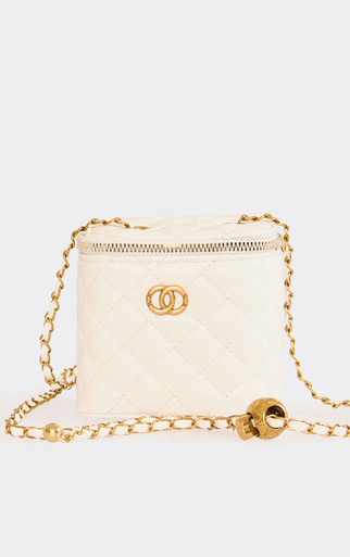 バッグ Her lip to Monogram Quilted Vanity Bag Monogram Quilted Vanity Bag