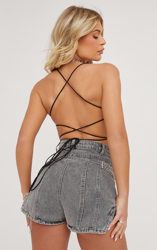 S butterfly garter tops ホワイト S Sparkly Butterfly Crop Top – BUTTERFLY KINGDOM