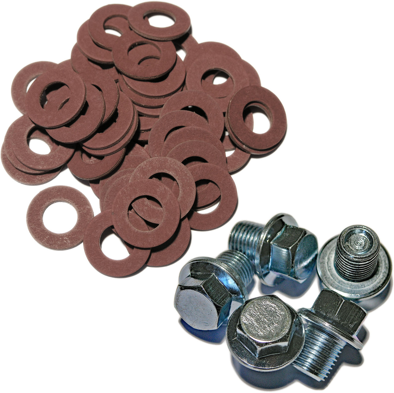 Toyota MAXI PACK 10V 5 Sump Plugs & 50 Sump Washers 9034112012 MP10V
