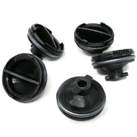 Ford 1 871 598, SP20Wx5: 5 Pack of OE Replacement Plastic Sump Plugs, with rubber o-ring seals.
