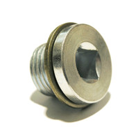Sump Plug - Thread Size M16 x1.5 Thread length 12.5mm Overall length 16.5mm 8mm Square Hole