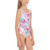 All-Over Print Kids Swimsuit - Pink Swirl Design