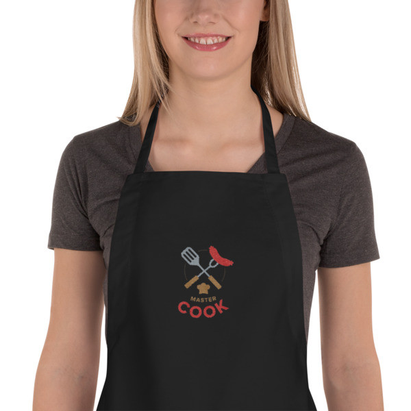 Embroidered Apron - Master Cook Design