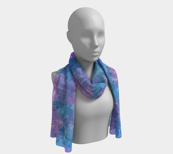 Abstract Purple Scarf