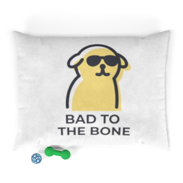 Bad to the Bone Pet Bed