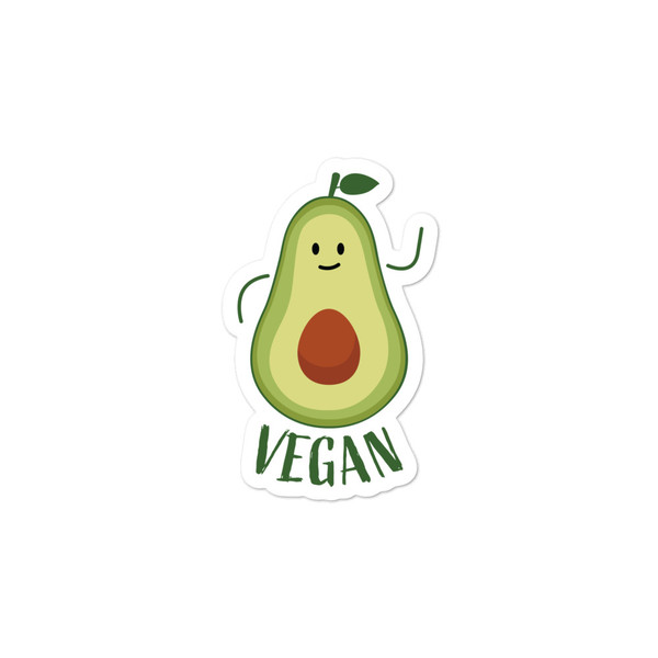 Avocado Vegan Bubble-free sticker