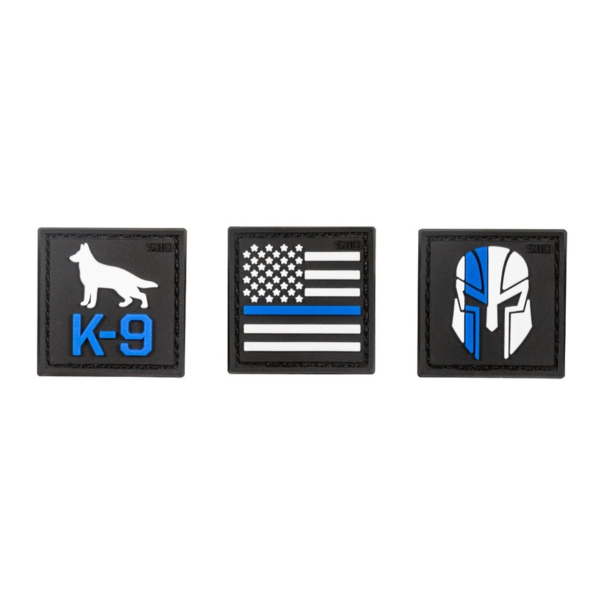 5.11 Tactical 81757 Thin Blue 1X1 Patch - Atlantic Tactical Inc
