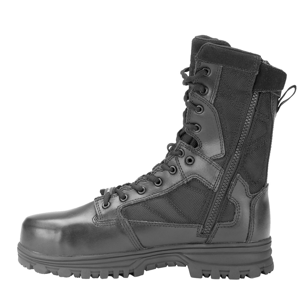 black insulated duty boots