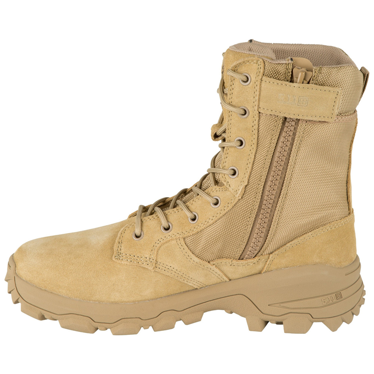 5.11 tactical atac 8 side zip boot coyote