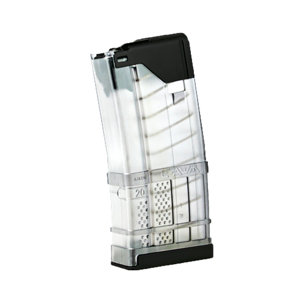 Lancer L5AWM 20rd Magazine - Translucent Clear - Atlantic Tactical Inc