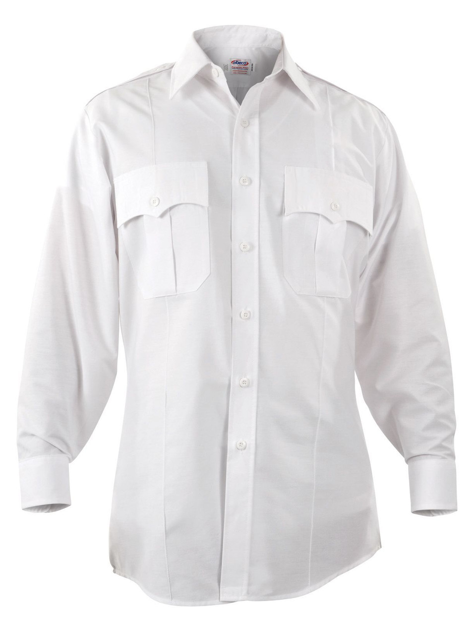 Elbeco P877 Paragon Plus Poplin Long Sleeve Shirt - Atlantic