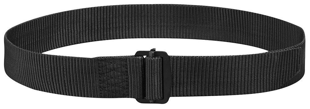 Safariland 87 Duty Belt - Plain Black, Chrome Buckle, Size 42, 4-Stitch SafariLaminate Construction