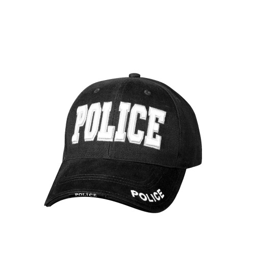 Rothco Police Deluxe Low Profile Cap - Black