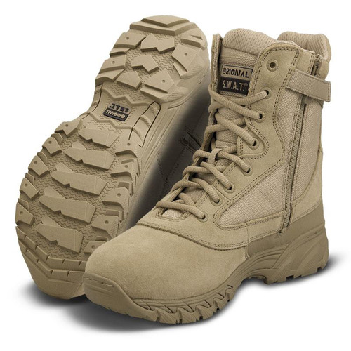Original Swat Chase 9" Side-Zip Men's Tan Boot - 131202