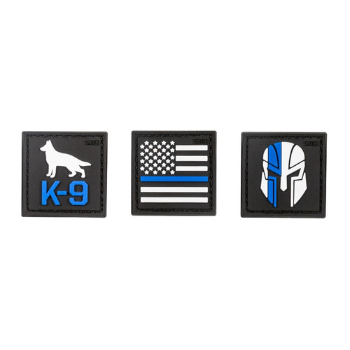 5.11 Tactical 81757 Thin Blue 1X1 Patch - Atlantic Tactical Inc