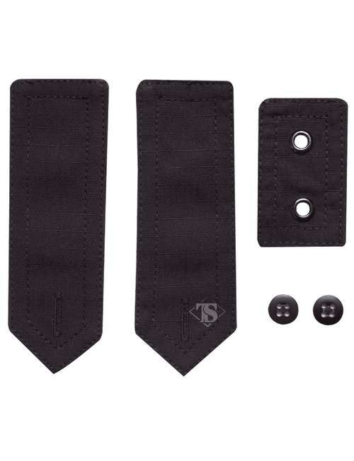 Tru-Spec 1146 24/7 Black Ultralight Epaulet/Badge Tab Kit