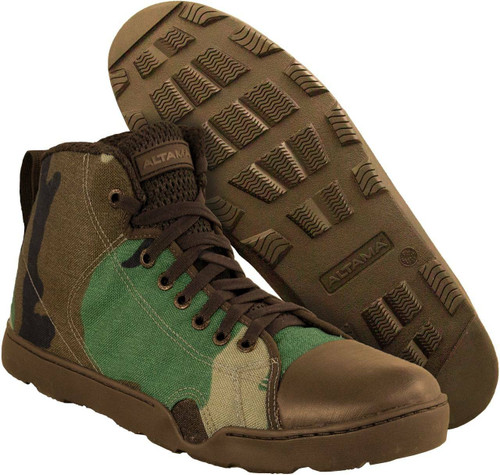 Altama 339320 Woodland Camo Maritime Assault Mid Boot