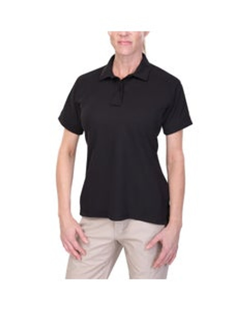 Vertx F1 VTX4010P Women's Coldblack Short Sleeve Polo Black