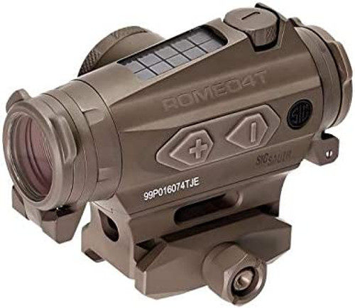 Sig Sauer WSOR43131 Flat Dark Earth Romeo4T 1x20mm Red Dot Sight 