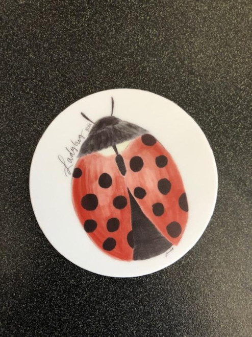 Ladybug Watercolor Sticker