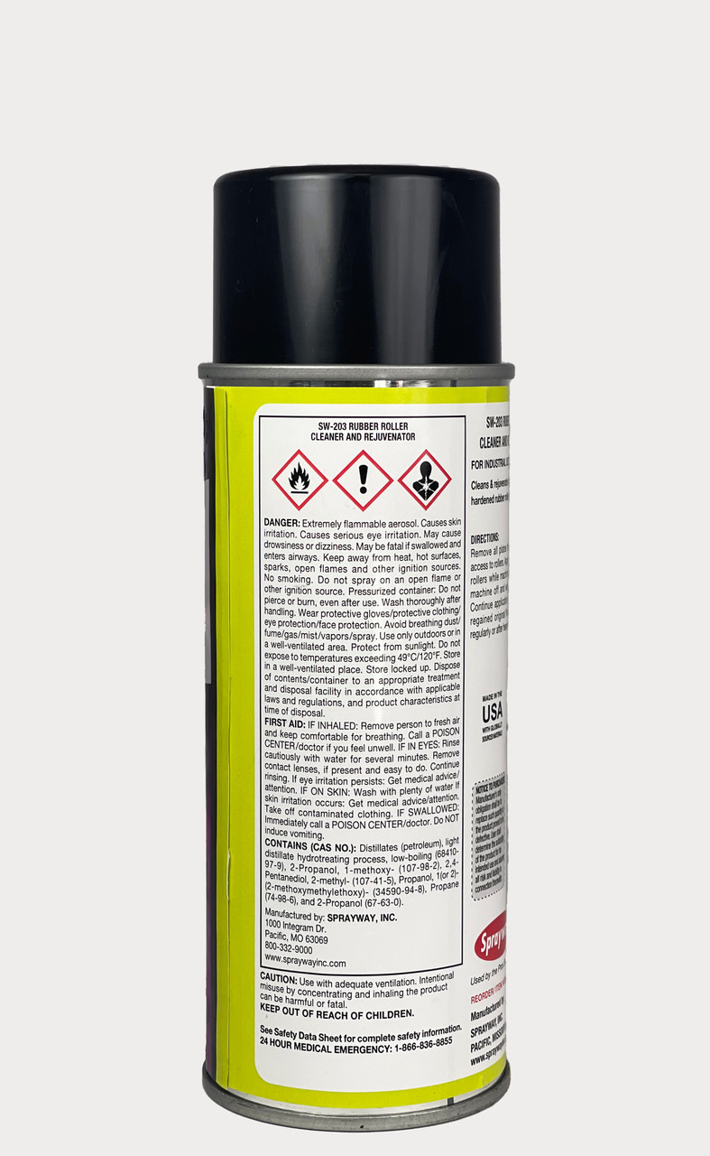 RUBBER ROLLER CLEANER NO 203 +Rejuvenator - 13 oz. Spray by