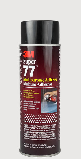 Buy 3M Super 77 77-CCVOC30-EF Spray Adhesive, Fruity, Cream, 467 g