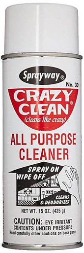 Sprayway Crazy Clean No. 31 All Purpose Spray Cleaner, net wt.19 oz, Case  of 12