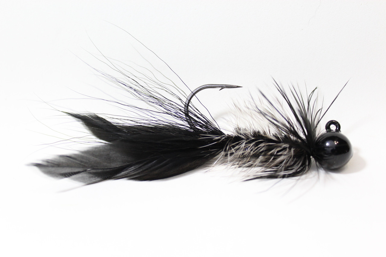 Black/Blue -Lunker Hellraiser Sculpin Bugz Jig