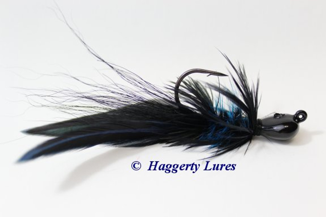 Black/Chartreuse Lunker Hagg's Hellraiser Fly