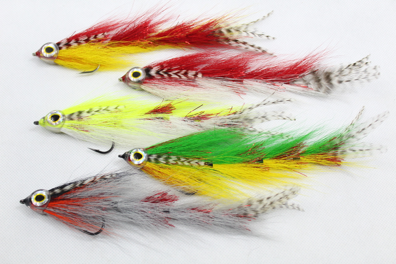 Peacock Bass Flies - Curly Tail Twisted Joe Streamer Fly 