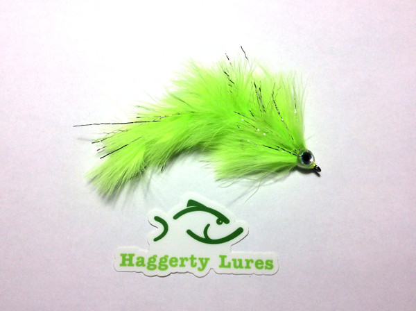 Chartreuse Marabou Game Changer Fly