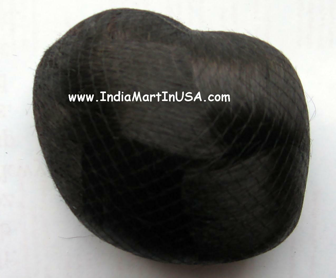 Mohiniyattam Hair Bun Synthetic Black Bun