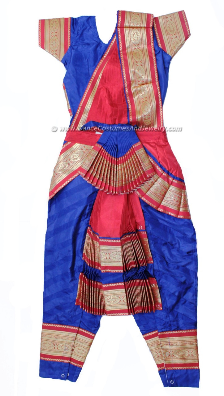 Bharatanatyam dance costume readymade art silk in USA