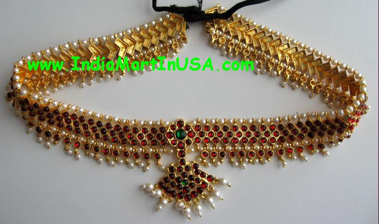 Oddiyanam Imitation Bharatanatyam Jewelry Belt, dance belt