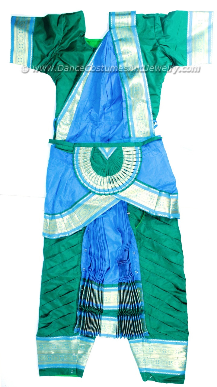 Ready-made Bharatanatyam dance costume