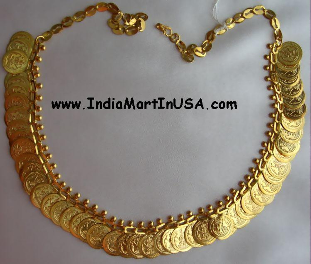 small gold choker necklace