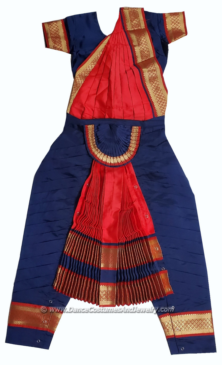 navy blue bharatanatyam dress Bharatanatyam Dress Blue