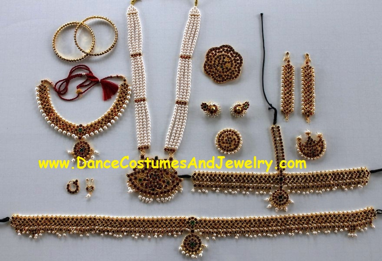 Red Imitation Temple Ear Chain Mattal Online|Kollam Supreme