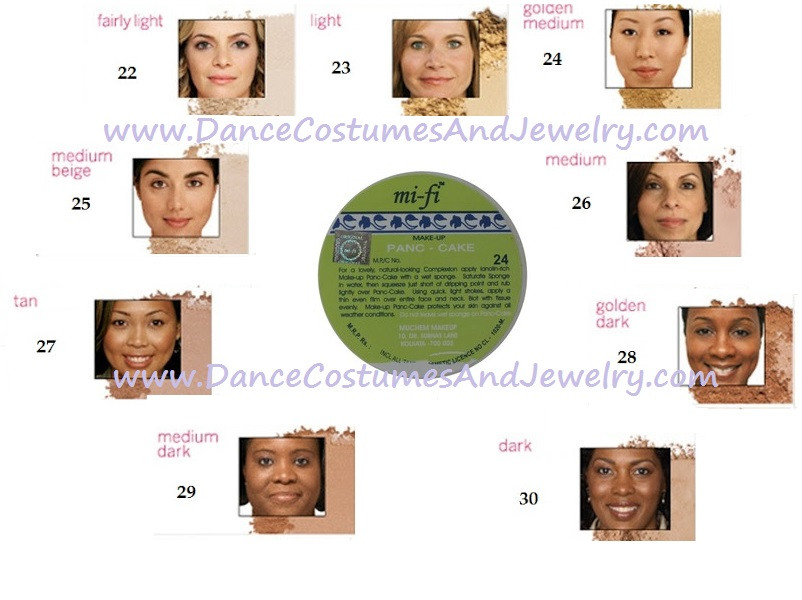 Dance Face Makeup Accessory Mifi Pancake For Dance Make Up