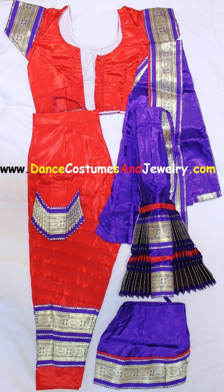 Bharatnatyam Dress for Kids – JOY GLORIOUS PVT LTD