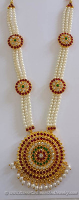 Long Surya Mala Imitation Bharatanatyam Jewelry 3L72 Long Surya Mala Imitation Bharatanatyam Jewelry 3L72