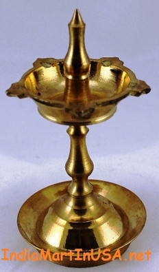 Indian Traditional Lamp 5 Inch tall Nilavilakku