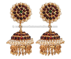 Imitation Jewelry Jimikki with hanging golden beads ITJ80 Imitation Jewelry Jimikki with hanging golden beads ITJ80
