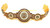 Temple Jewelry kemp round belt with white stones