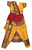 Kuchipudi dance costume - Back Kuchipudi dance costume - Back