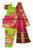 Bharathanatyam dance costume art silk FlrsntGrnPnk40