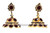 Fashion Earrings with Red Stones