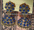 Antique Indian Earrings with Blue Stones Antique Indian Earrings with Blue Stones